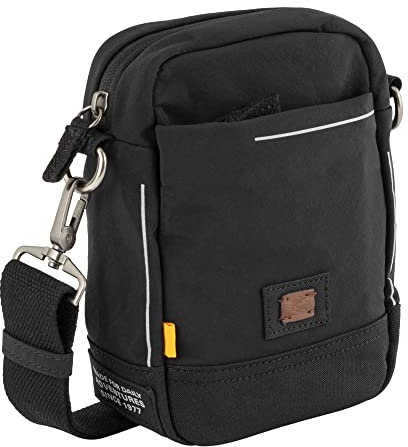 camel active City Herren Umhängetasche Crossbody Bag Klein Schwarz