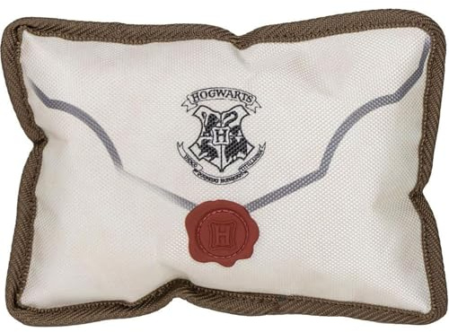 CERDÁ LIFE'S LITTLE MOMENTS Juguete para Perros de Harry Potter - Color Blanco y Rojo - Diseño de Carta - Tamaño 15x5x12cm - Juguete de Perro de Poliéster - Producto Original Diseñado en España