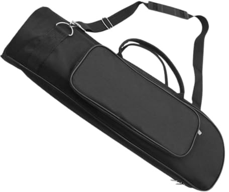 HEATSHAKING Funda Para Trompeta Pequeña, Bolso De Mano Tela Oxford Acolchada, Estuche Resistente Al Desgaste Para Músicos Jóvenes, Correa De Hombro y Compartimentos De Almacenamiento