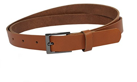 Vascavi Ledergürtel echt Leder, Made in Germany, 2 cm breit und ca. 0.25 cm stark, Gürtel, Hüftgürtel, Jeansgürtel