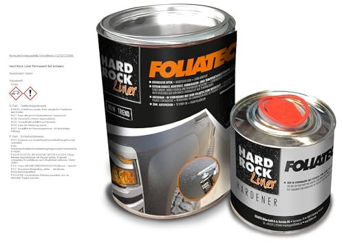 Foliatec Hard Rock Liner permanent Set, schwarz, 500 ml