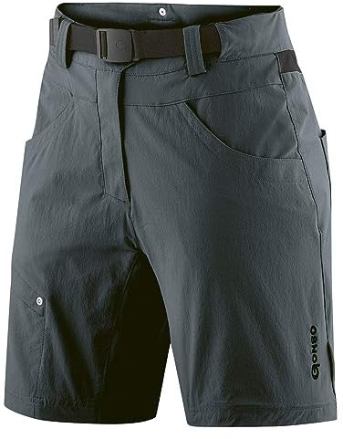 Gonso Damen Mira Bikeshorts, Graphite, 38 EU