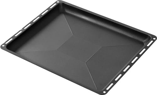 ICQN Plaque de cuisson antiadhésive | Convient au four Profilo Bosch Siemens Neff Constructa | Tôle | Plaque de four | Plancher en émail | 455 x 377 x 30 mm