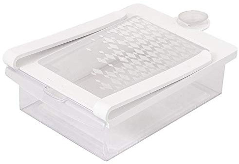 BranQ 1180 Kühlschrank Schublade Organizer mit Saugnapf Regal Halter Box Deckel Aufbewahrungsbox BPA Frei