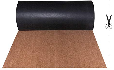 OLIVO.shop | Zerbino cocco su misura per ingresso, zerbino in cocco naturale personalizzato su misura ROTOLO COCCO H 1 metro (100x60 cm)