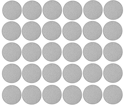 cyclingcolors 30x Abdeckkappen Selbstklebend 20 mm Schrank Regal Bohrloch Abdeckung zum kleben schutzkappen, silbergrau