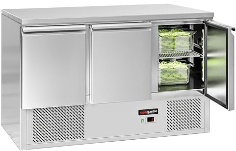 GGM Gastro | SAG147END#07 | Kühltisch ECO - 1370x700mm - mit 3 Türen