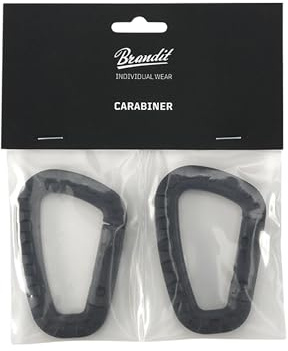 Brandit Carabiner 2 Pack, black, OS