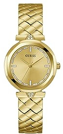 Guess Women's 34mm Watch - Rose Gold Tone Bracelet & Dial Case
