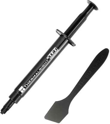 THERMALRIGHT TF7 Pâte thermique 4 g pour processeur/GPU/tous les refroidisseurs, conductivité thermique est de 12,8 W/m.k-4 g, avec un outil à spatule (TF7 4 g)