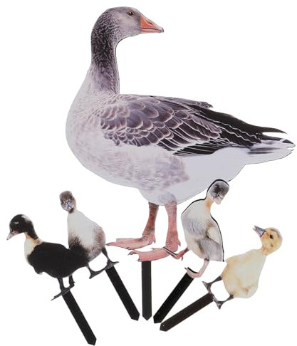 BESPORTBLE 1 Satz Acrylschild Für Den Garten Rasensprenger Tiere Sprinkler Für Gras Feengarten Zubehör Huhn Dekoration Im Außenbereich Mini-Enten Entenrasenverzierungen Terrasse
