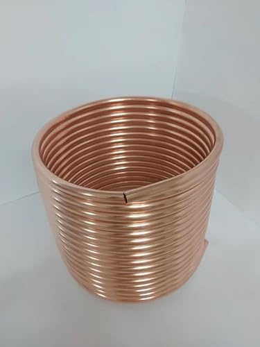 Spirale Kupferrohr 18x1mm weich aus 15m mit Außendurchmesser ca. 31cm Whirlpool Heizung Spirale 60 Liter Fass