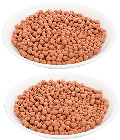 Sosoport 2 Sacchetti di Terriccio per Orchidee in Ceramica Senza per Coltivazione Aerazione E Impermeabilizzazione per Vasi di Fiori E Decorazioni