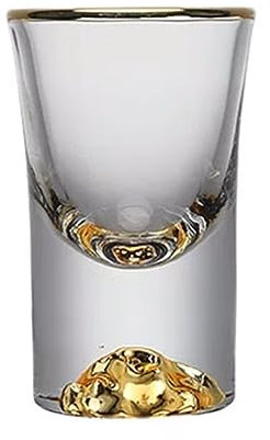 BTWYU Copas de vino，Conjunto de copas de vino Hermosa copa de vino pequeña, copa de cristal transparente, copas de vino blanco, copas de cerveza de 20ml/0,7 oz for bar, hogar, personalizar