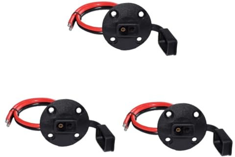 YARNOW 3 Pezzi connettori SAE powerline power line copriabiti antipolvere Copertura antipolvere prolunga elettrica cavo di prolunga solare cavo di alimentazione del pannello solare