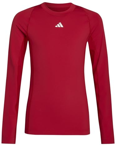adidas pojkar Techfit Aeroready Longsleeve Youth Shirt, team power red 2, 9-10 Years