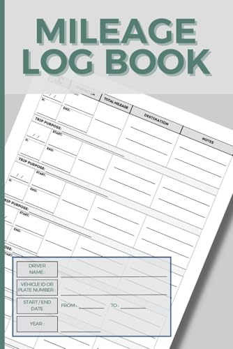 Mileage Log Book: Track Daily Miles, Vehicle Expenses & Maintenance | For Self-Employed Professionals, Freelancers, Rideshare & Delivery Drivers | ... 100 Pages) (Mileage & Maintenance System)