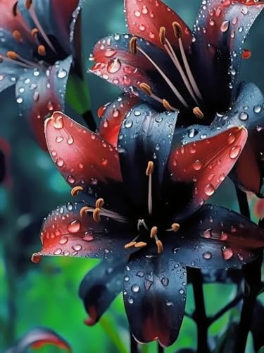Lilium tuberi mix di cipolle, cipolle perenni, resistenti all'inverno, decorativi, grazia, gigli in vaso, gigli a cipolle resistenti all'inverno, eccellente decorazione. -2 cipolle-G