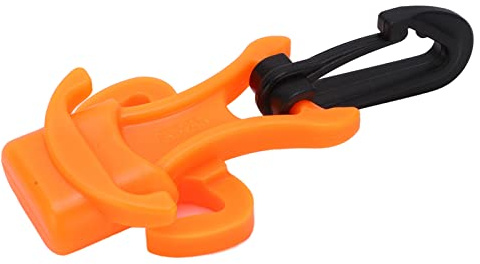 CHEOTIME Scuba Diving Octopus Halter, Tauchregler Octopus Retopus Mundstückhalter mit schwarzem Plastikclip, Tauchstücksmundstückshalter Scuba Octo Plug