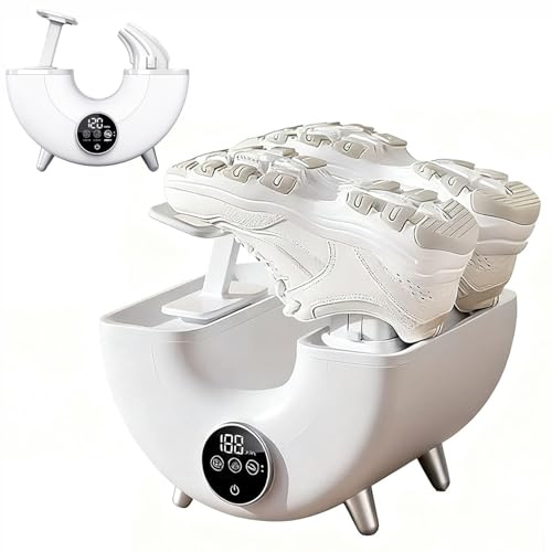 Shoe Dryer, Football Boot Dryer With Water Collection Box, Hydroelectric Separation Design, 3 Modes, 40-65°c Temperature Control, Electric Footwear Deodorizer, For Hats, Socks, Glove white