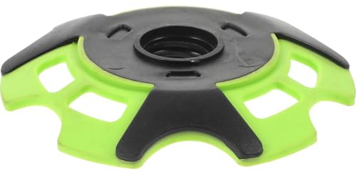 TOPBATHY Cestello e Cestino per Punte di Bastoncini da Trekking in Plastica Resistente, Cuscinetto Antifango Antiscivolo per Escursionismo e Campeggio, Accessorio per Bastone da Passeggio Verde
