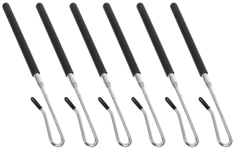6 Stück Puppensteuerungsstäbe für Handpuppen, 20, 5-54, 5 cm | Kunststoff und Eisen, Ergonomisch, für Vorführungen, Erwachsene und Jugendliche, Vielseitig