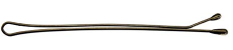 Comair 3150107 Haarklemmen Klassik, 500 Stück, 59 mm, braun