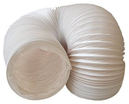Tubo di scarico aria daniplus, flessibile, in PVC, diametro 150 mm, lunghezza 4 m, perfetto per impianti di climatizzazione, asciugatrici e cappe aspiranti