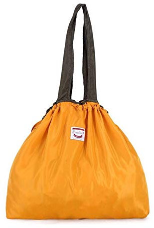IANSISI Paille de Couleur Pure Ouverture Sac à provisions Pliable Une épaule Balle de Paille Ouverture Sac à provisions Protection de l'environnement Mode supermarché Sac à provisions |