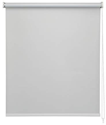 EASYDECO - Estor Enrollable Blackout (Gris, 150_x_190_cm) | Tamaño Tela 146,5 x 190 cm