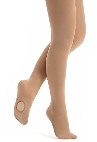 tanzmuster Ballettstrumpfhose Damen - Dana - mit Ballenloch - Strumpfhose fürs Ballett - Ballettkleidung für Erwachsene