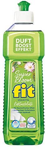 fit Hand-Spülmittel 500 ml, mit Raumduft-Effekt, hautverträglich, vegan, mikroplastikfrei, Super Bloom Kaktusblüte