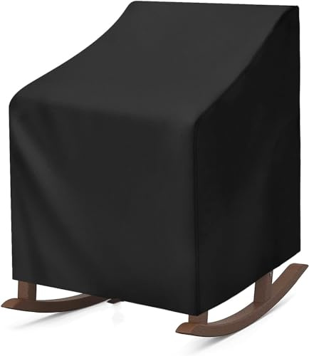 Harrington Marley Outdoor-Schaukelstuhl-Abdeckung, wasserdicht, 210D-Oxford-Gewebe, strapazierfähig, Liegestuhl-Abdeckung, Gartenstuhl-Abdeckung, Outdoor-Sitz-Schutzhülle