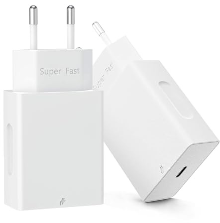 Prise USB C Chargeur USB C 20W pour iPhone 16 15 14 13 12 11 Pro Max SE XS XR 8 7 6S Plus Mini SE, Pad, Galaxy, Adaptateur Secteur Type C Chargeur Rapide