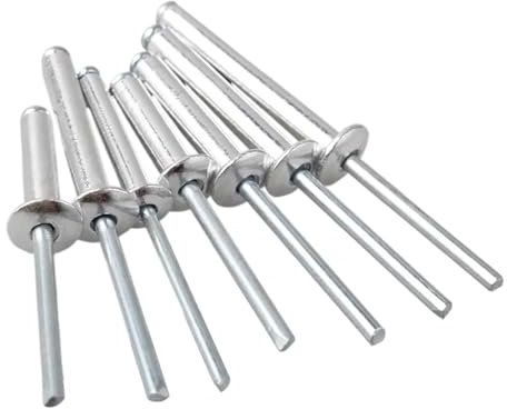 CHATROOM Nieten 20-100 Stück M4 M5 M6 Aluminium Pilzkopf Brechdorn Blindnieten Nagel Pop Nieten for Möbel Auto Flugzeug (Size : M6 (20pcs), Color : 14mm)