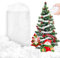 HZYIQ Neige Artificielle Décorative, Fausse Neige Decoration Moelleuse Fibre Fausse Neige Coton pour Sapin de Noël, Couverture de Neige Decoration pour Village de Noel, Blanc (160g)