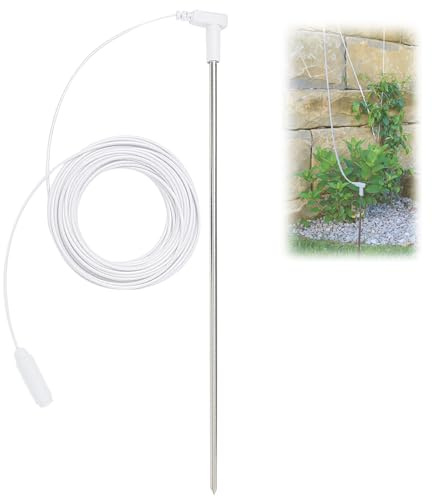 Grounding Rod with 40 Ft Ground Wire, Universal Outdoor Stake for Grounding Device for Grounded Earth Connected Product Mats Sheets Pads Bands Blanket Wrist (Grounding Rod with 40 Ft Cord)
