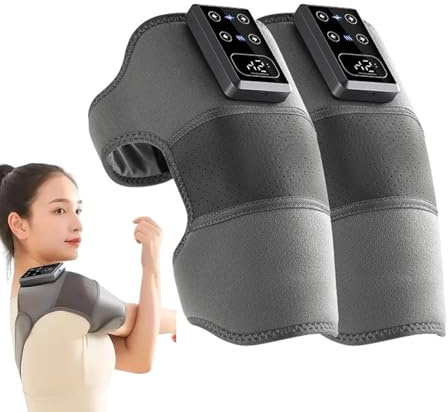 Tuxxjzm Knee Massage Heating Pad,Electric Heating Wrap Brace for Knee - Heated Knee Brace with Five Heating Gears for Shoulders, Elbows, Calves, Tights, and Arms