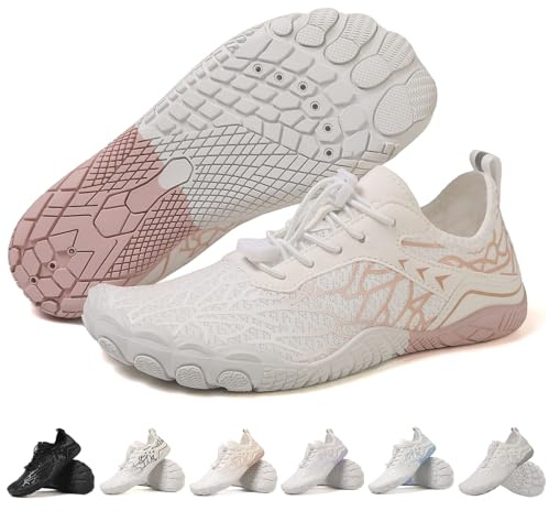 Hike Barefoot Shoes Women's,Water Shoes Men's,Breathable & Non-Slip Athletic Footwear Wide Toe Water Shoe,Swim Surf Hiking Walking Shoe