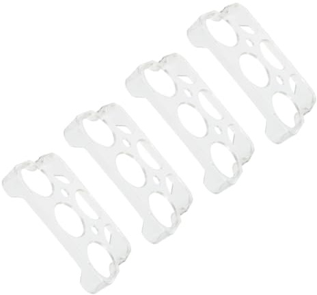 Mipcase Caja de Almacenamiento de Huevos para Refrigerador, 4 Bandejas de Plástico Transparentes 6 Compartimentos, Porta Huevos Reutilizable para Organización y Ahorro de Espacio