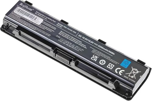 Rsjfhzm 5200mAh PA5109U-1BRS Laptop Ersatz Akku für Toshiba Satellite C50 | C55 C70 C70D L70 C40-A C45-A C50-A C50D-A C55-A C50T C55D C70-A C70-B C70D-A C70D-B Series PABAS272