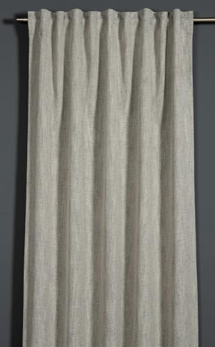 Sehlbach Tenda pronta per l'uso con fettuccia, Texture oscurante con rivestimento, Naturale, 130 x 175 cm, Oscuranti, A risparmio energetico, Fonoassorbente, Design elegante, Facile da montare
