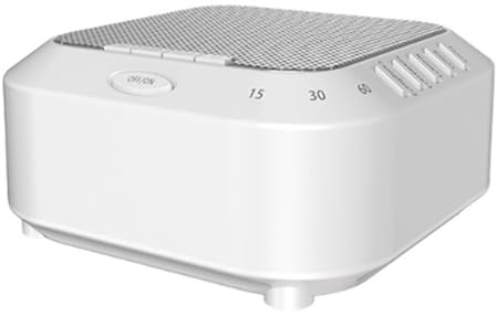 HINAYOSAN Timer intelligente Terapie del sonno Luce 28 Colonne sonore Naturali Base Ricaricabile Rumore Bianco Lenitivo per Uso Famiglia Ricaricabile Comodino Lampada di Sonno