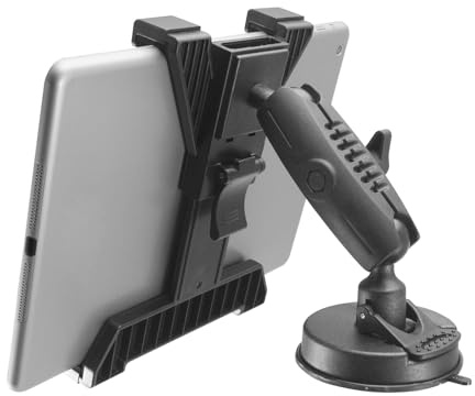 iBOLT Tabdock BizMount -Holder/Mount with suction cup base- for your windshield, Dashboard, or desk - compatible with all 7-10 Tablets: iPad, Samsung Galaxy Tab, Google Nexus