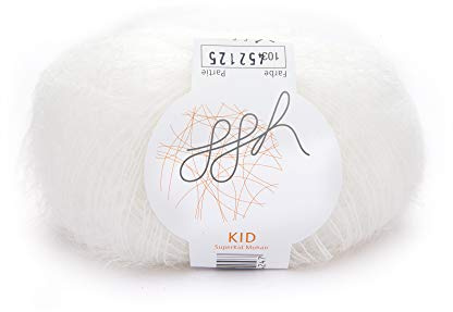ggh Kid | leichte Mohairwolle zum Stricken | 103 - Weiß