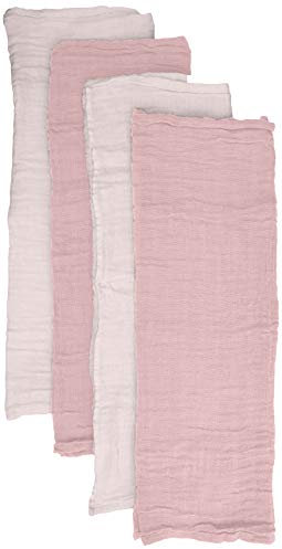 Pippi Unisex Baby 4er Pack Stoffwindeln, Spucktücher, Kuscheltücher oder Windeltücher, Geeignet Badebekleidungsset