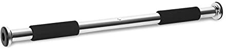 BALLSHOP Pull Up Bar Adjustable Stainless Steel Drawbar with Soft Handle Gym Exercise Training Chin-up Fitness Drawbar for Door Wall