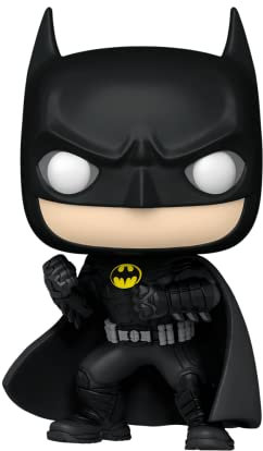 Funko POP! Movies: DC - the Flash - Batman - (Keaton) - DC Comics - Collectable Vinyl Figure - Gift Idea - Official Merchandise - Toys for Kids & Adults - Comic Books Fans