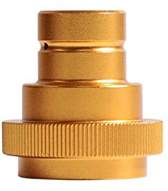 SMTHOME 1pcs Quick Adapter for CO2 Soda Water Bubbler Duo and Terra Cylinder Bottle Golden