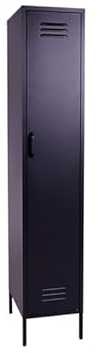 MaximaVida Metallspind Finn schwarz 35 x 45 x 185 cm - Schmal